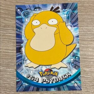 Psyduck #54 Pokemon Topps TV Animation Series 1 Non-Holo 1st Print